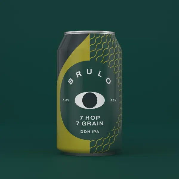 Brulo 7 Hop & Grain DDH IPA 0.0% abv 330ml Can