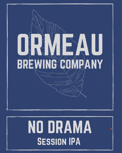 Ormeau Brewing No Drama Session IPA 3.8% abv 440ml Can