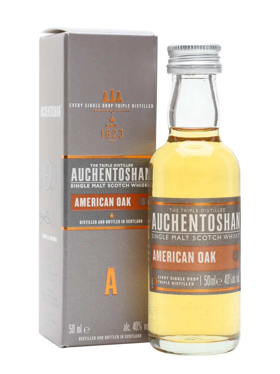 Auchentoshan American Oak Miniature Lowland Single Malt Scotch Whisky 40%abv 5cl