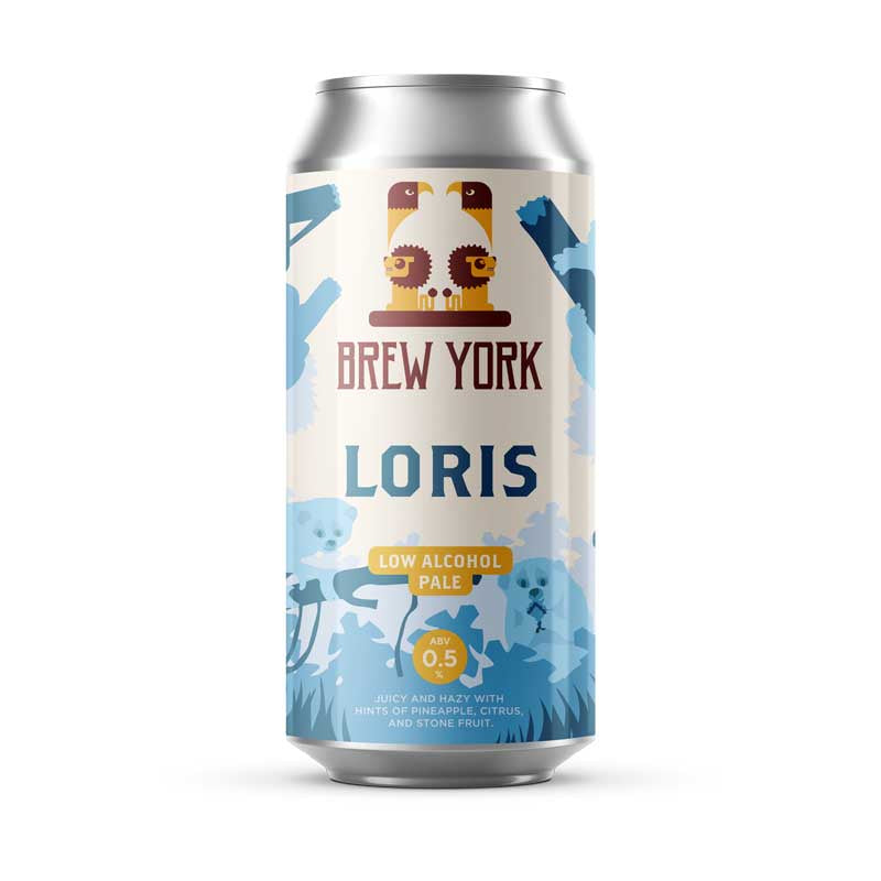 Brew York Loris 0.5% abv 440ml Can