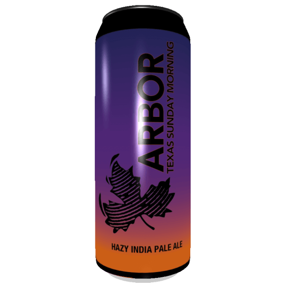 Arbor Ales Texas Sunday Morning  Hazy IPA 6.5% abv 568ml Can