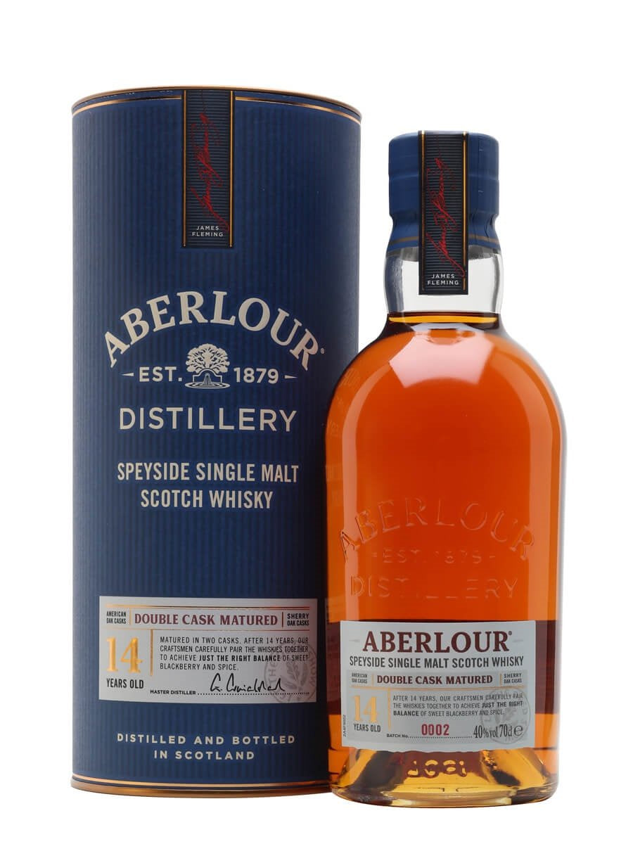 Aberlour 14 Year Old Double Cask Speyside Single Malt Scotch