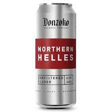 Donzoko Northern Helles 4% abv 500ml Can
