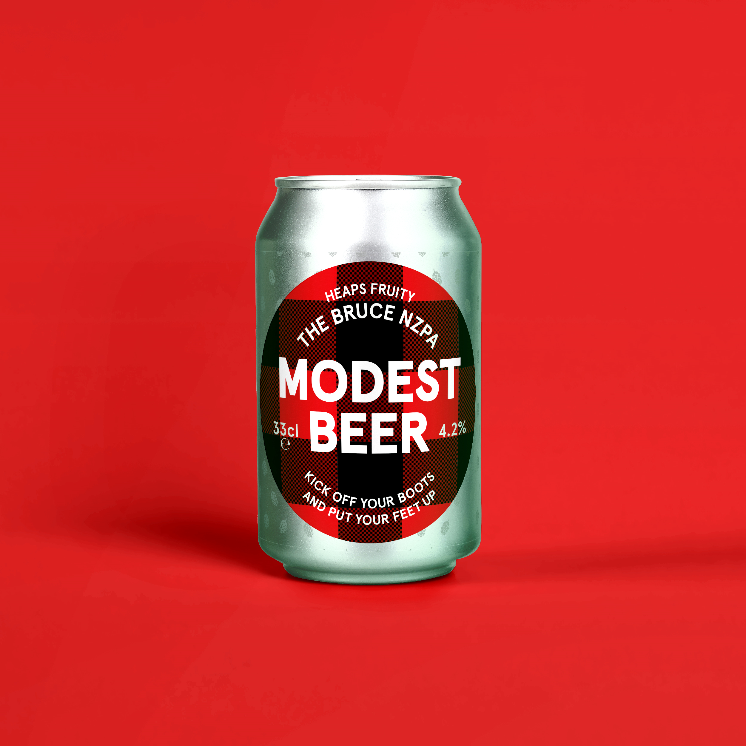 Modest Beer The Bruce NZ Pale Ale 4.2% 44cl Can