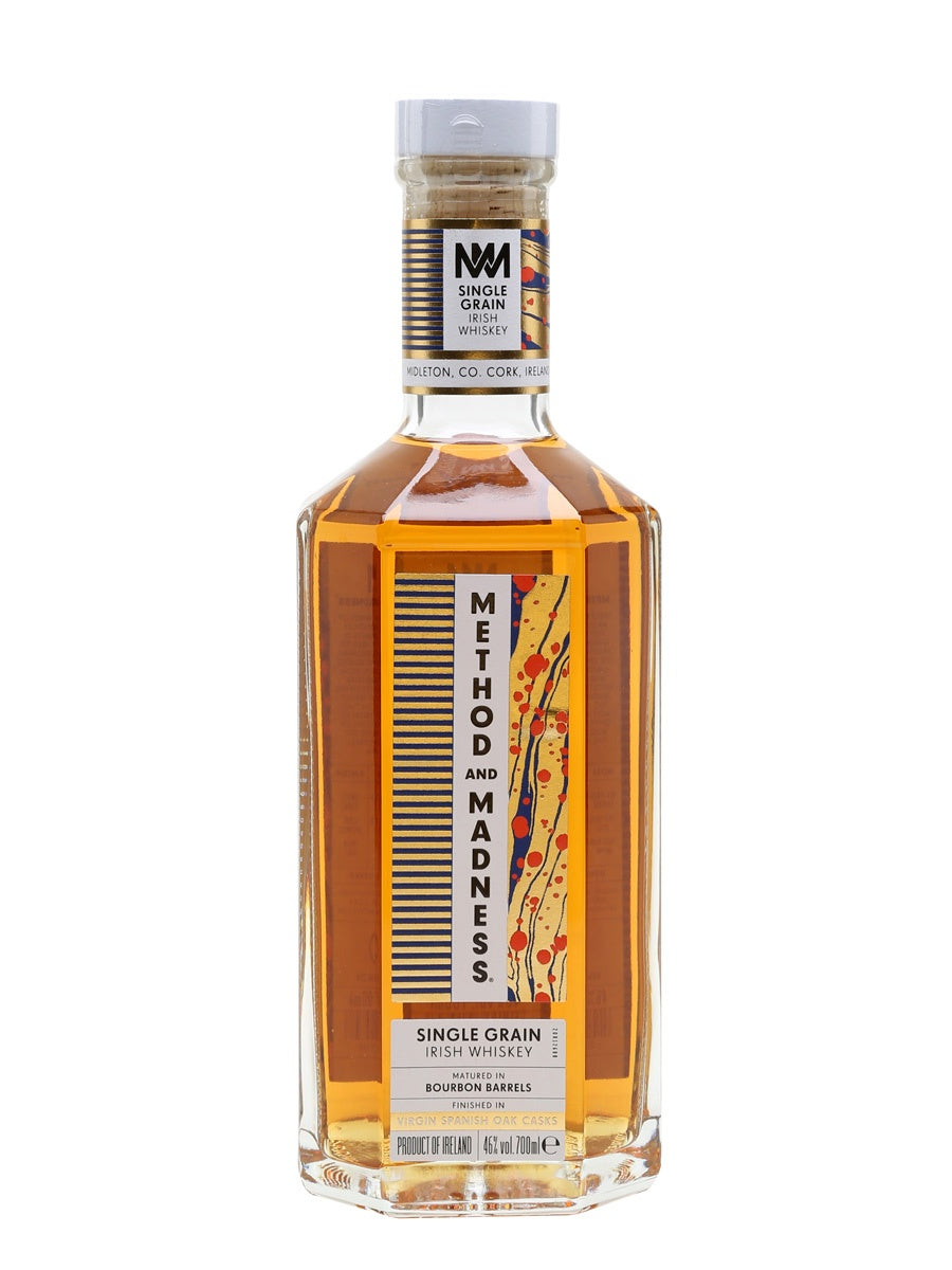 Method & Madness Single Grain Irish Whiskey 70cl 46% abv