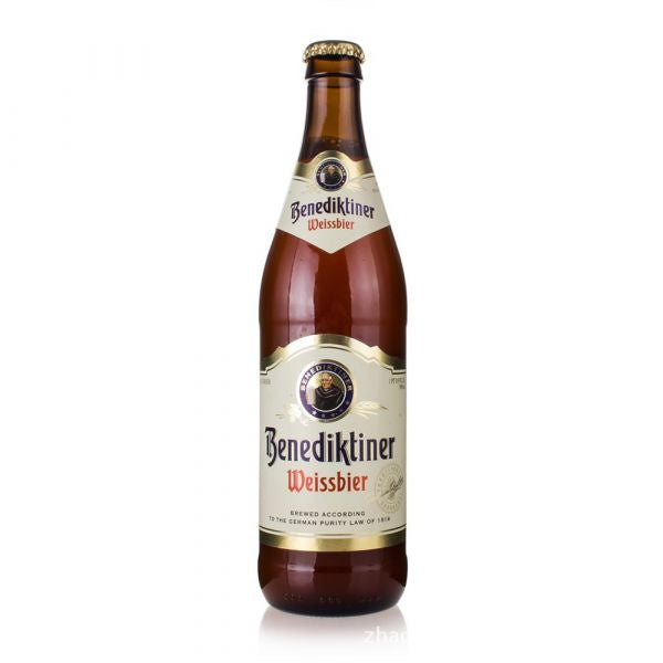 Benediktiner Weissbier Wheat Beer 5.4% abv 500ml Blt
