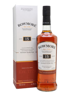 Bowmore 15 Year Old Islay Single Malt Whisky 43% abv 70cl