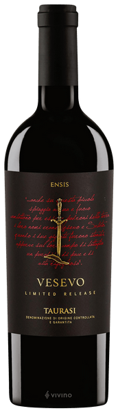 Vesevo Taurasi Ensis Limited Release 14% abv 2013 DOCG