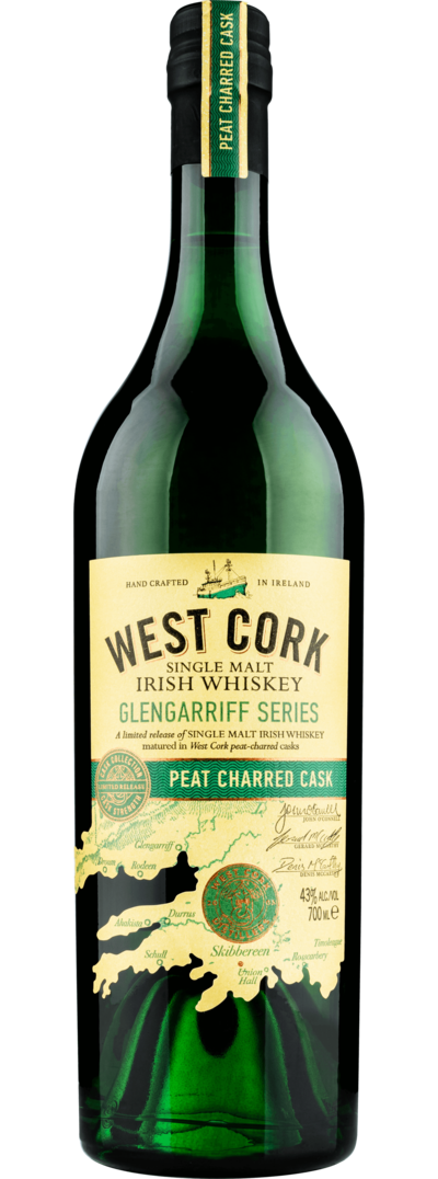 West Cork Glengarrif Peat Charred Cask 43% abv 70cl