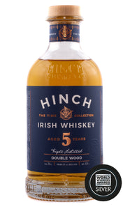 Hinch 5 Year Old Double Wood Irish Whiskey 43% abv 70cl