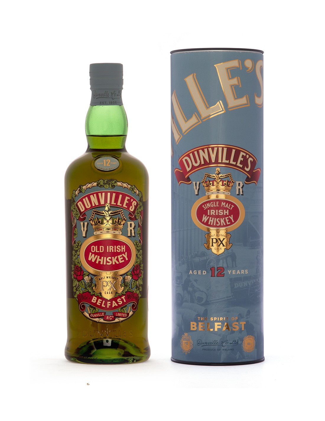 Dunvilles PX 12 Year Old Irish Single Malt 46% abv 70cl