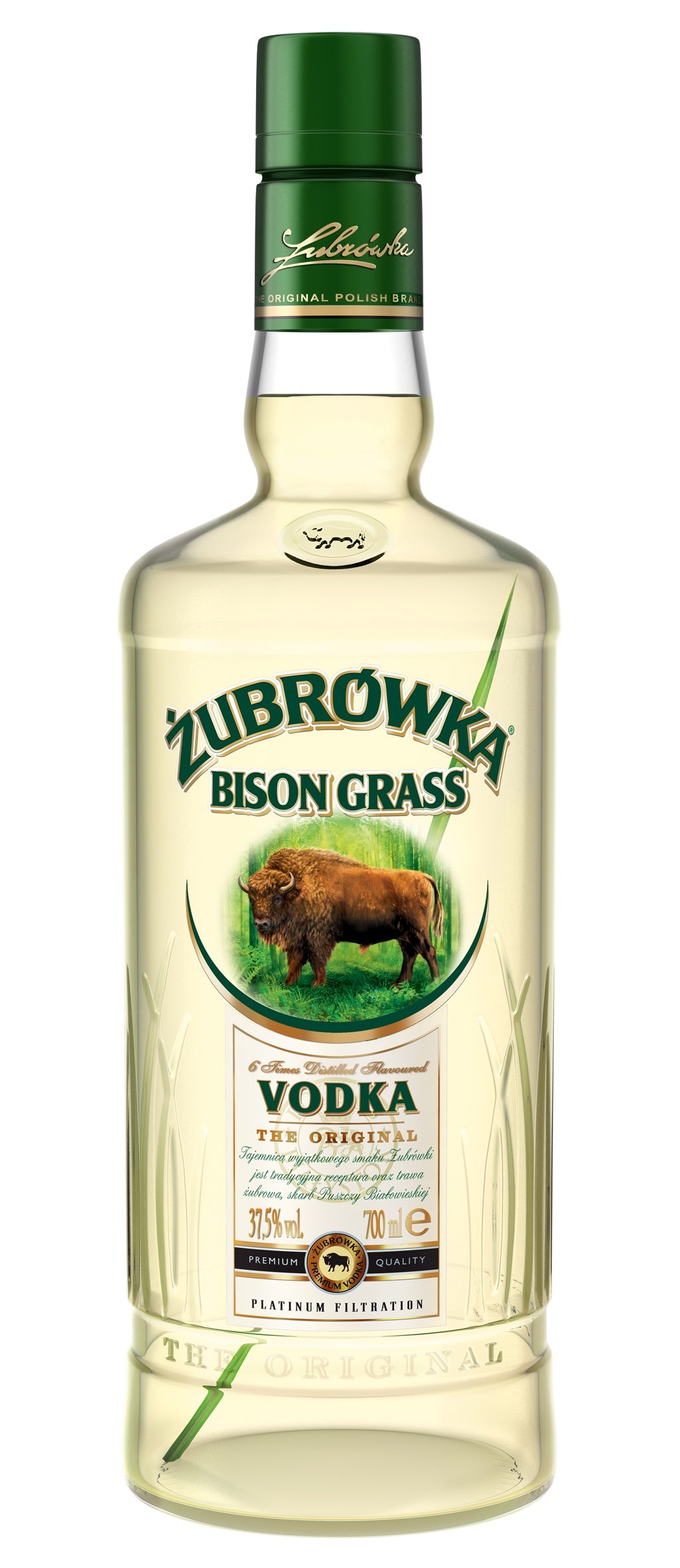 Zubrowka Bison Grass Vodka 70cl 37.5% abv