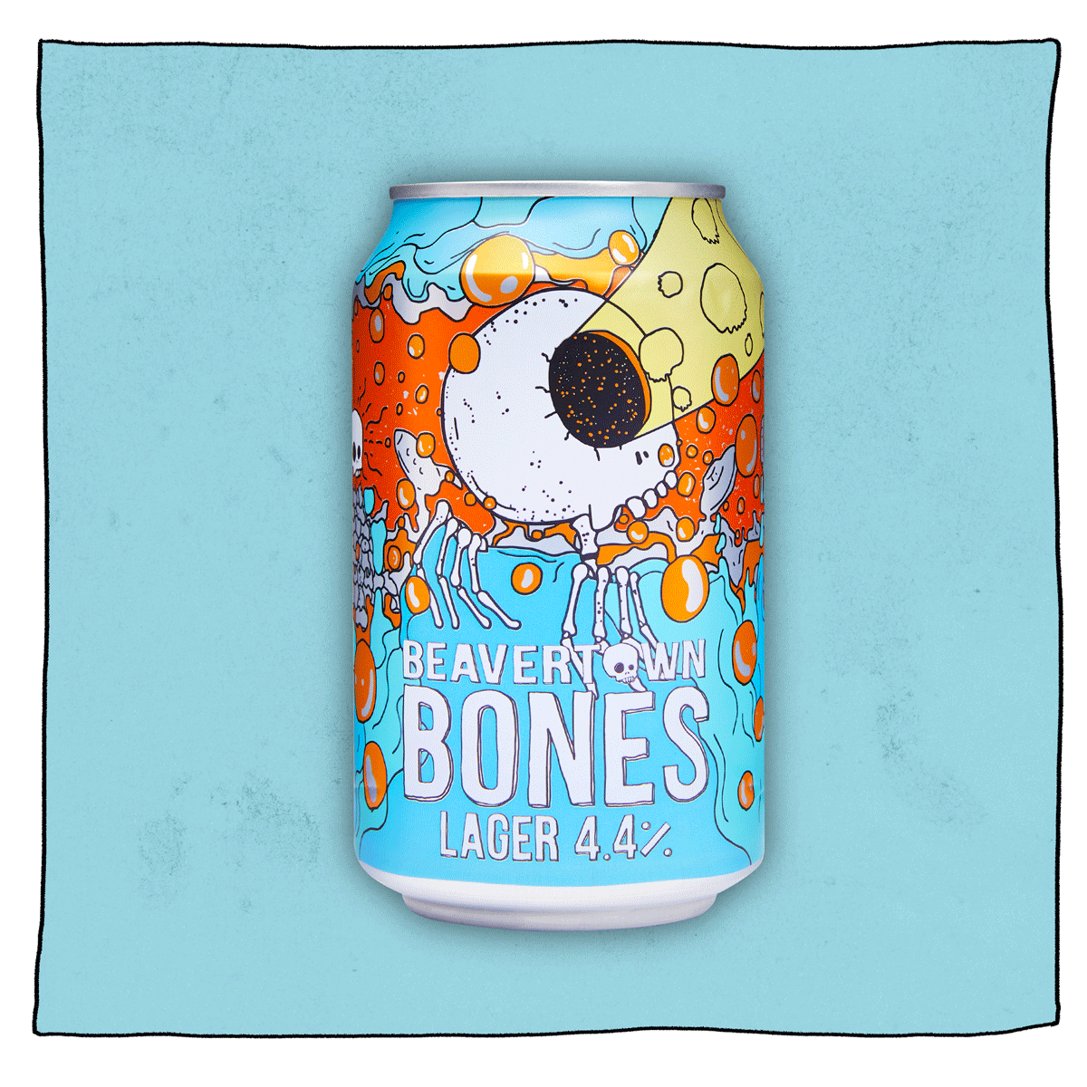 Beavertown Bones Lager 4.4% abv 330ml Can