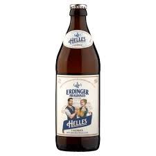 Erdinger Brauhaus Helles Lager Bier 5.1% abv 500ml Blt