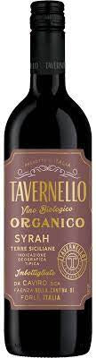 Tavernello Organic Syrah Siciliane 13% abv 75cl
