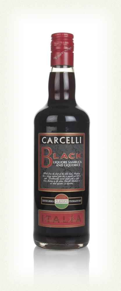 Carcelli Black Sambuca 70cl 35% abv