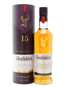 Glenfiddich 15 year old/ Solera 40% abv 70cl