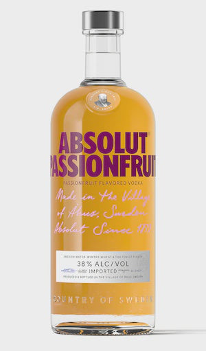 Absolut Passionfruit Vodka 38% abv 70cl
