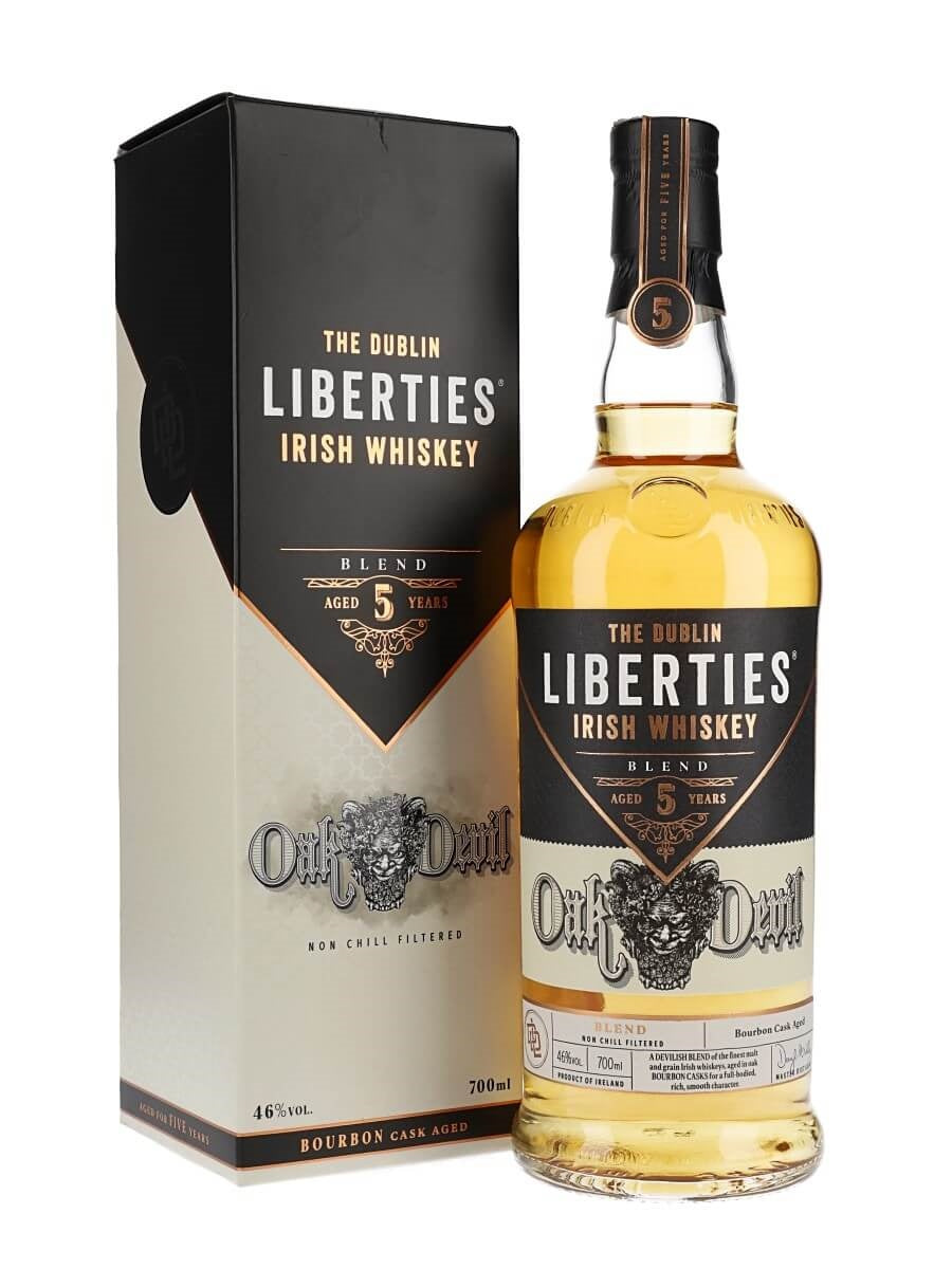 The Dublin Liberties Oak Devil Irish Whiskey 46% abv 70cl