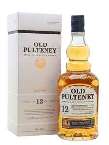 Old Pulteney 12 Year Old Highland Scottish Single Malt 40% abv 70cl
