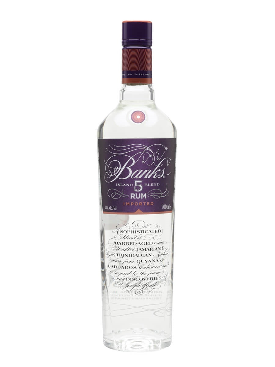 Banks 5 Island Rum 43% abv 700ml