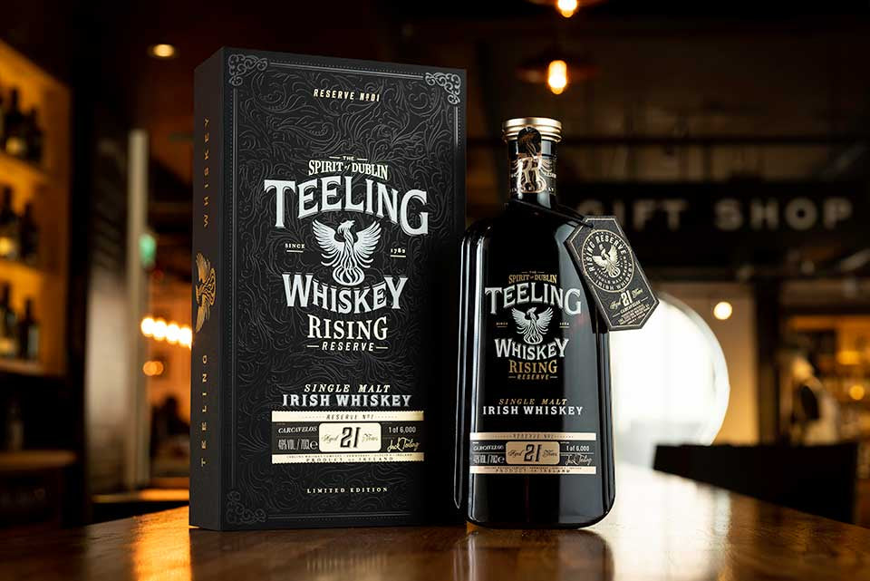 Teeling Rising Reserve Series 1, 21 Year Old Irish Single Malt Whiskey 46% abv 70cl