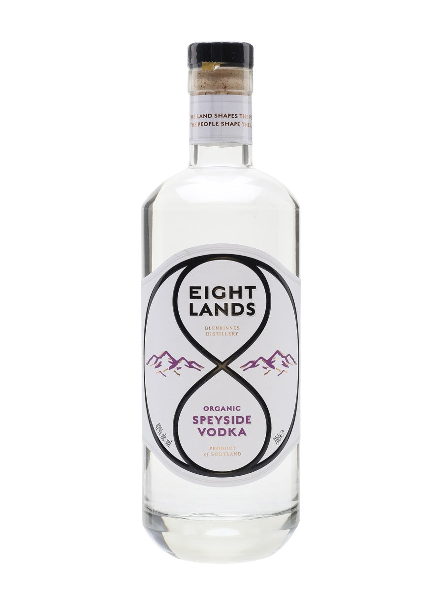 Eight Lands Organic Speyside Vodka 42% abv 70cl