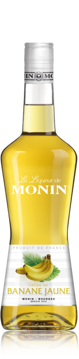 Monin Creme de Banane Jaune (Banana) Liqueur 20% 70cl